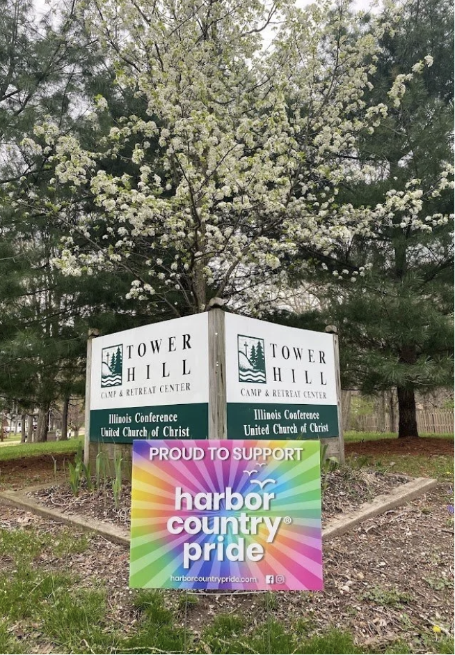 Tower Hill Camp & Retreat Center entrance sign